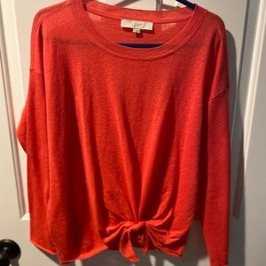 NWT - orange LOFT sweater XS